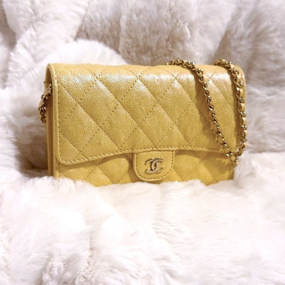 CHANEL Iridescent Caviar Quilted Wallet on Chain Flap Bag - Picture 3 of 15